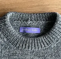 Jordbaer Knits woven label