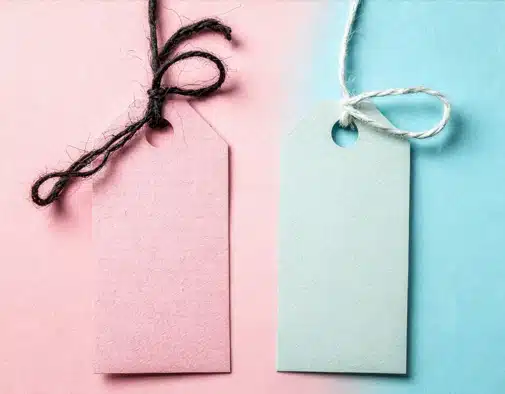 premium finishes with hang tags