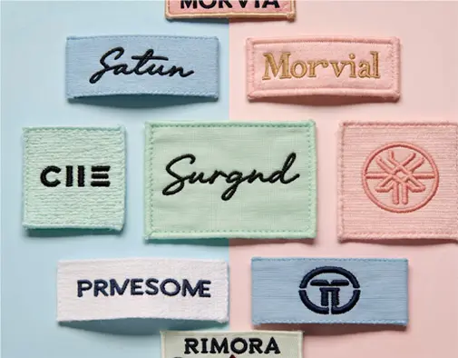 make your brand stand out with premium clothing and woven label