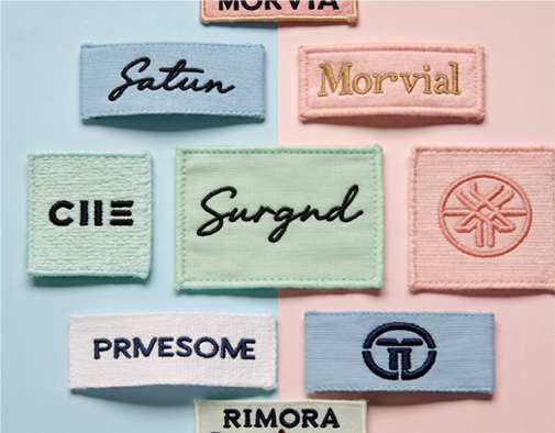 Custom Woven Labels for Clothing & Apparel Brands