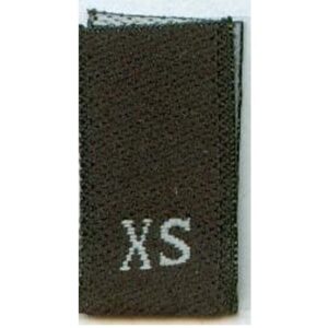 Woven Labels Black/White Size XS